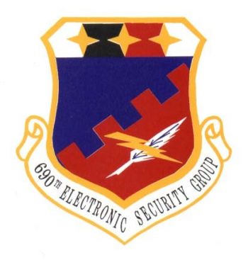 Coat of arms (crest) of the 690th Electronic Security Group, US Air Force