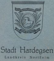 Wappen von Hardegsen/Arms (crest) of Hardegsen