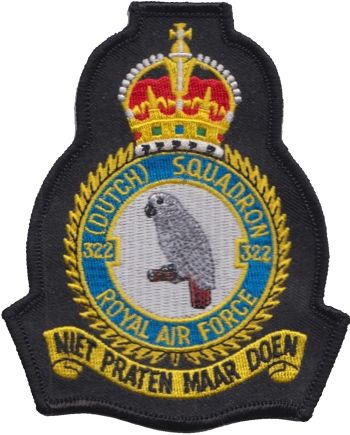 Coat of arms (crest) of the No 322 (Dutch) Squadron, Royal Air Force