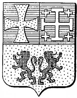 Arms (crest) of Etienne-André-François de Paule de Fallot de Béaupré de Beaumont