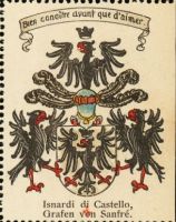 Wappen Isnardi di Castello, Grafen von Sanfré