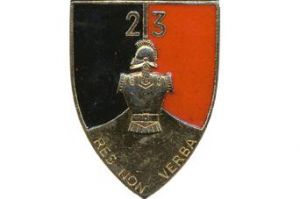 Coat of arms (crest) of the 23rd Engineer Battalion, French Army