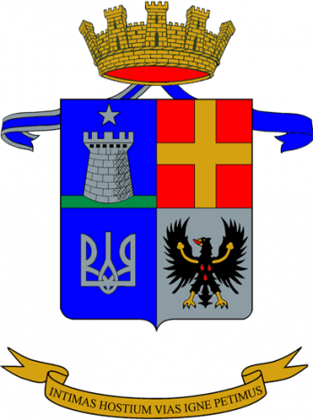 Coat of arms (crest) of the 9th Artillery Regiment, Italian Army