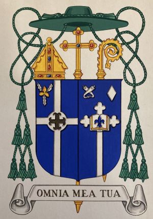 Arms (crest) of Hilary Baumann Hacker