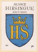 Blason d'Hirsingue/Arms (crest) of Hirsingue