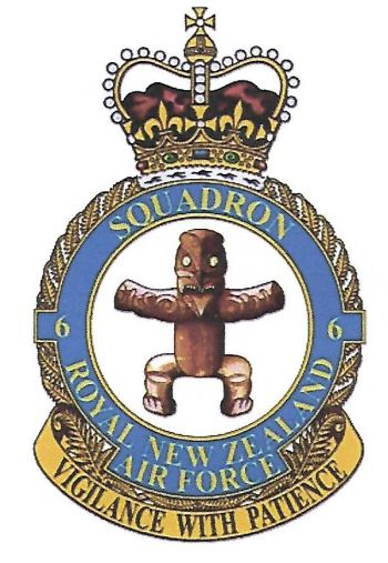 Coat of arms (crest) of the No 6 Squadron, RNZAF