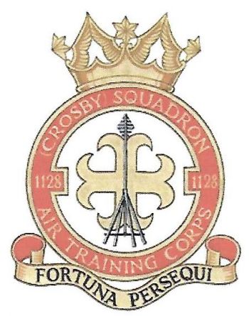 Coat of arms (crest) of the No 1128 (Crosby) Squadron, Air Training Corps