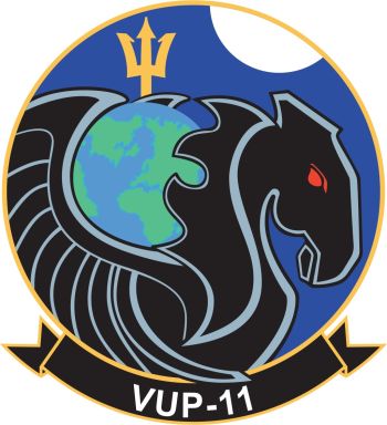 Coat of arms (crest) of the Unmanned Patrol Squadron 11 (VUP-11) Proud Pegasus, US Navy