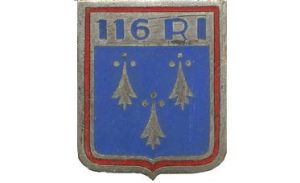 Coat of arms (crest) of the 116th Infantry Regiment, French Army