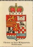 Wappen Fürsten von Sayn-Wittgenstein-Hohenstein