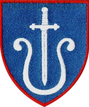 Coat of arms (crest) of 201st Anti-Aircraft Missile Brigade named after Hetman Philip Orlyk, Ukrainian Air Force