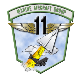 Coat of arms (crest) of the Marine Aircraft Group 11, USMC