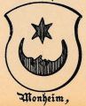 Wappen von Monheim (Schwaben)/ Arms of Monheim (Schwaben)
