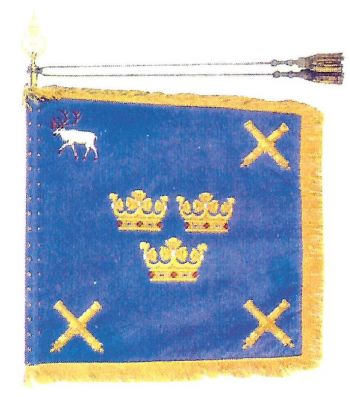 Arms of 5th Artillery Norrbotten Artillery Corps Standard