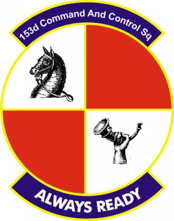 Coat of arms (crest) of the 153rd Command and Control Squadron, Wyoming Air National Guard