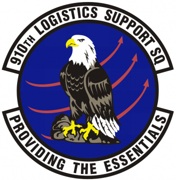 Coat of arms (crest) of the 910th Logistics Support Squadron, US Air Force
