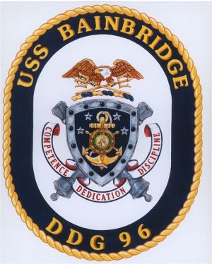 Coat of arms (crest) of the Destroyer USS Bainridge (DDG-96)