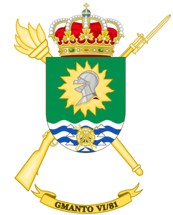 Coat of arms (crest) of Logistics Maintenance Group VI-81, Spanish Army