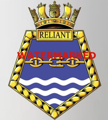 Coat of arms (crest) of the RFA Reliant, United Kingdom