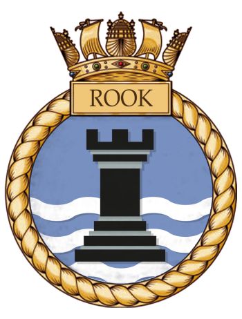 Coat of arms (crest) of the Training Ship Rook, South African Sea Cadets
