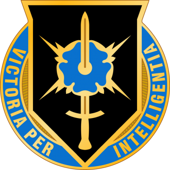 Coat of arms (crest) of 336th Military Intelligence Brigade, US Army
