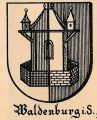 Wappen von Waldenburg in Sachsen/ Arms of Waldenburg in Sachsen