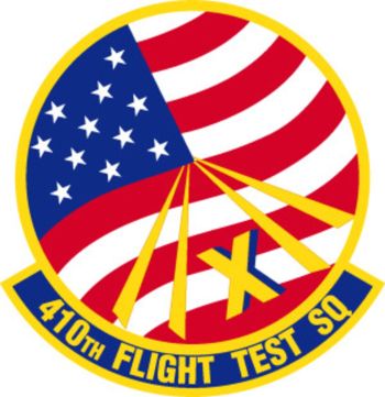 Coat of arms (crest) of the 410th Flight Test Squadron, US Air Force