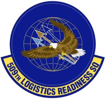 Coat of arms (crest) of the 509th Logistics Readiness Squadron, US Air Force