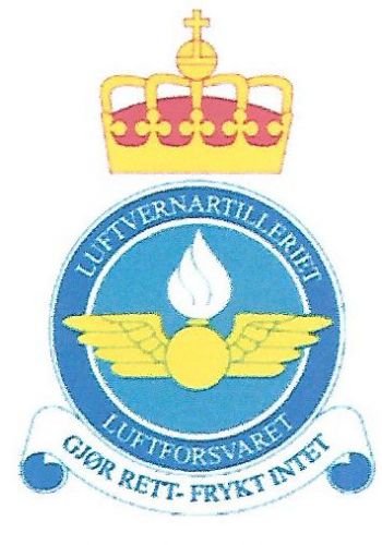 Coat of arms (crest) of the Anti Aircraft Artillery, Norwegian Air Force