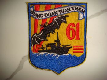 Coat of arms (crest) of the River Patrol Reconnaissance Team 61, RVNN