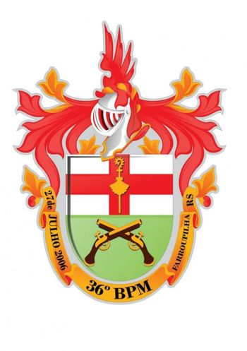 Coat of arms (crest) of 36th Military Police Battalion, Rio Grande do Sul