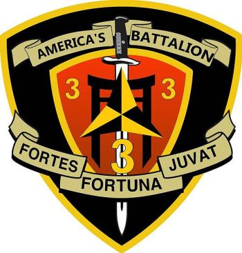 Coat of arms (crest) of the 3rd Battalion, 3rd Marines, USMC