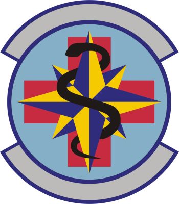 Coat of arms (crest) of the 6th Healthcare Operations Squadron, US Air Force