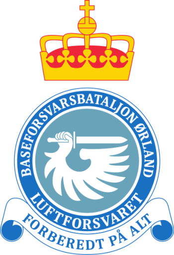 Coat of arms (crest) of the Base Defence Battalion Ørland, Norwegian Air Force