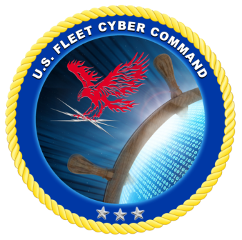 Coat of arms (crest) of the US Fleet Cyber Command, US Navy