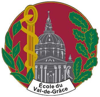 Coat of arms (crest) of the Val-de-Grâce School, France