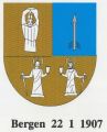Wapen van Bergen (Li)/Coat of arms (crest) of Bergen (Li)