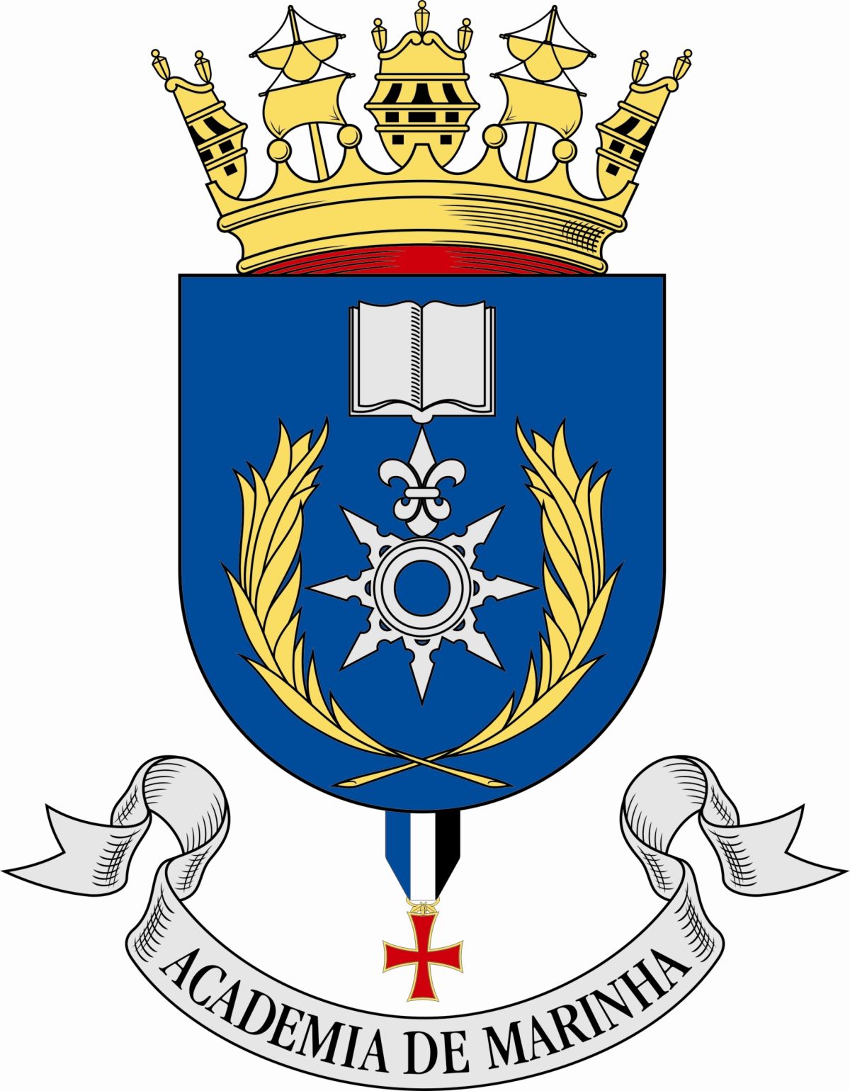 Arms (crest) of Naval Academy, Portuguese Navy / Brasão de Naval ...