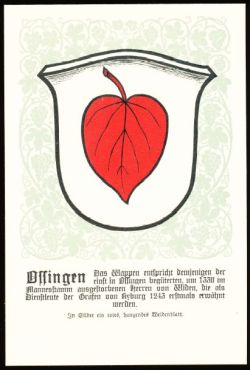 Wappen von/Blason de Ossingen