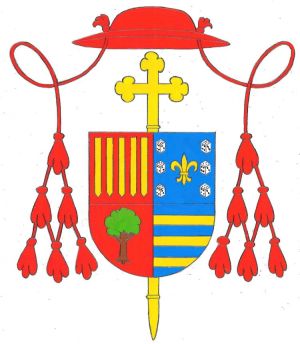 Arms (crest) of Gaspar de Quiroga y Vela