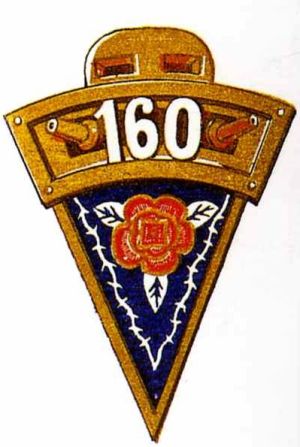 Coat of arms (crest) of the 160th Fortress Infantry Regiment, French Army