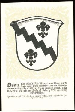 Wappen von/Blason de Elsau