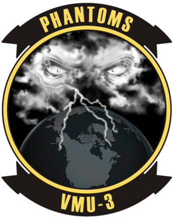Coat of arms (crest) of the VMU-3 Phantoms, USMC