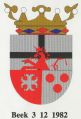 Wapen van Beek (Li)/Coat of arms (crest) of Beek (Li)