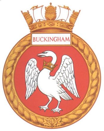 Coat of arms (crest) of the HMCS Buckingham, Royal Canadian Navy