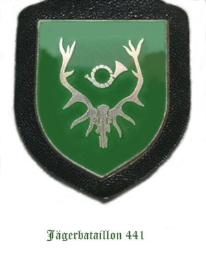 Coat of arms (crest) of the Jaeger Battalion 441, German Army