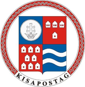 Kisapostag (címer, arms)