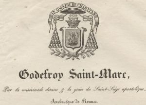 Blason de Godefroy de Brossais de Saint-Marc
