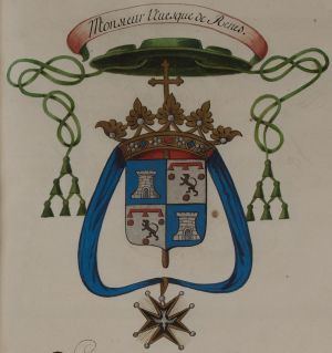 Arms (crest) of Henri de La Mothe-Houdancourt