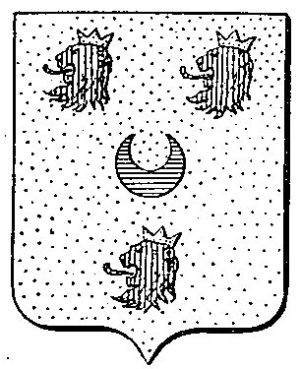 Arms (crest) of Mathias Le Groing de La Romagère